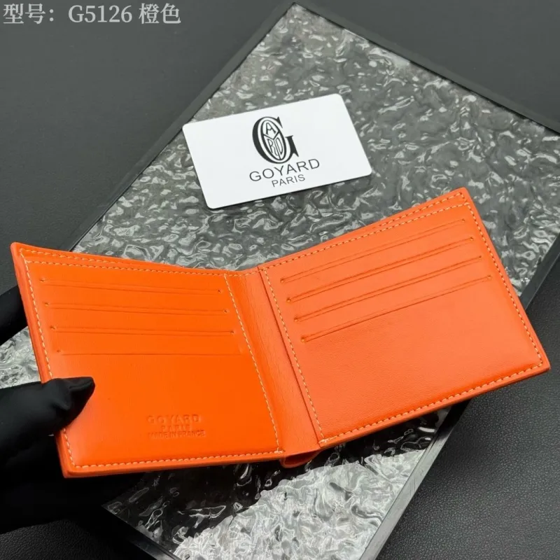 Goyard G5126 Orange Bifold Wallet - Image 4