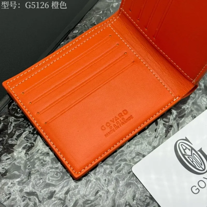 Goyard G5126 Orange Bifold Wallet - Image 5