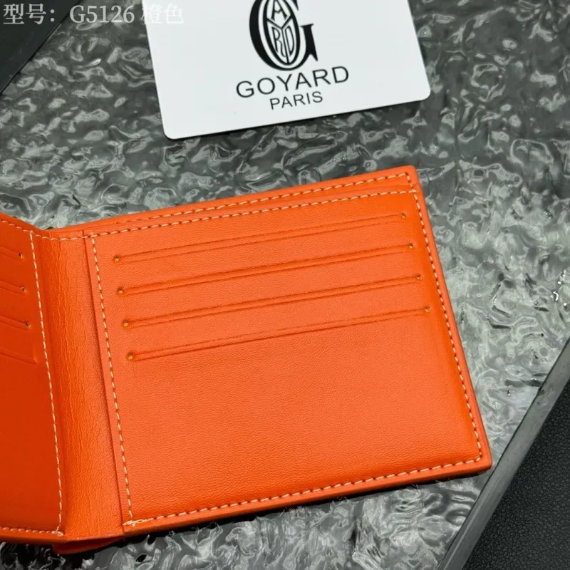 Goyard G5126 Orange Bifold Wallet - Image 6