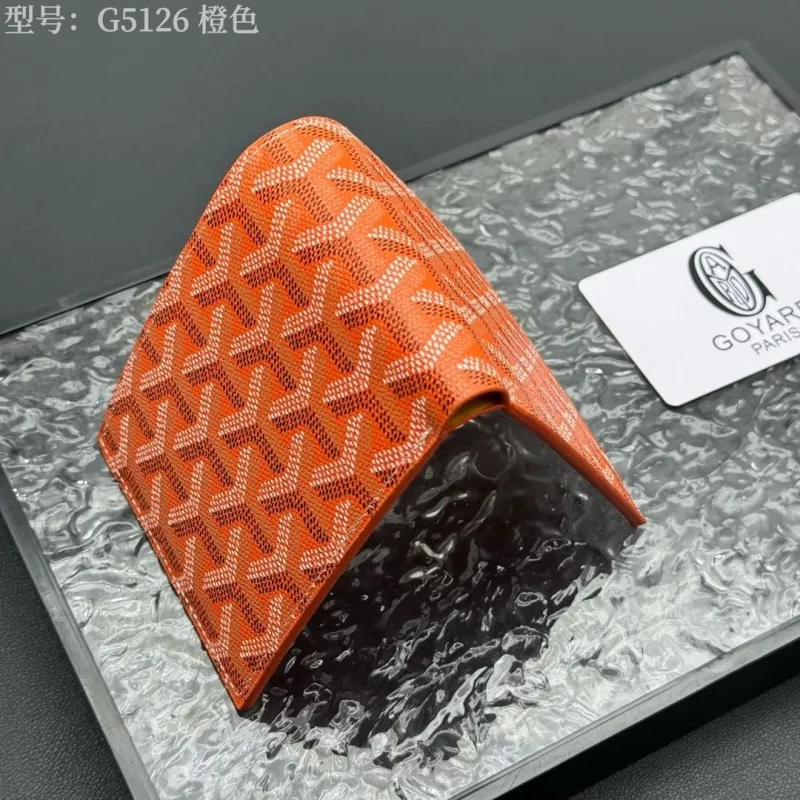 Goyard G5126 Orange Bifold Wallet - Image 8