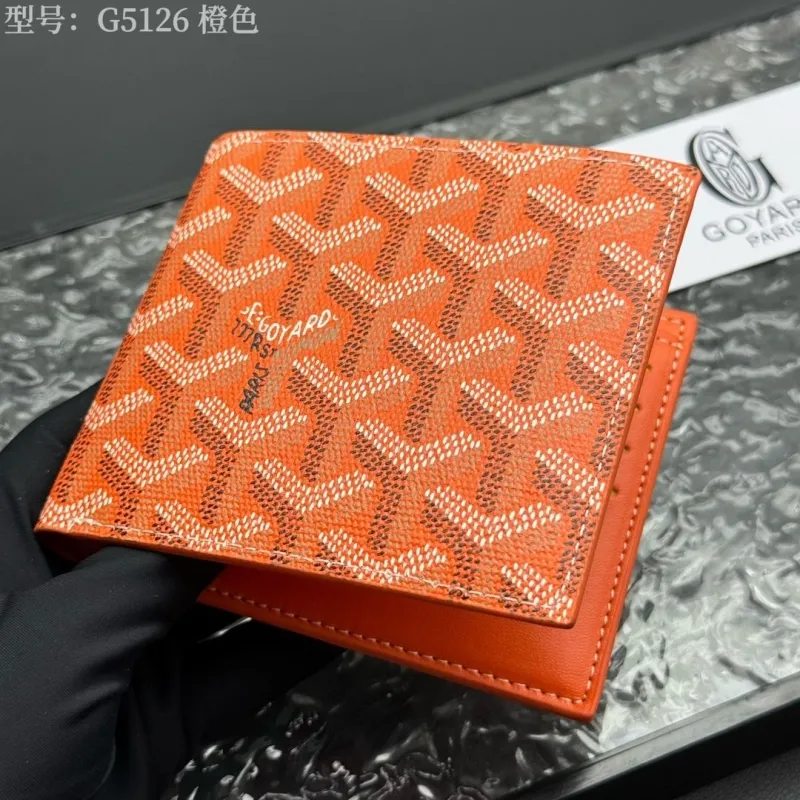 Goyard G5126 Orange Bifold Wallet - Image 9