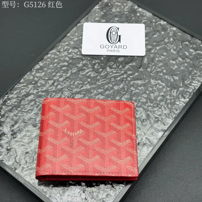 Alternative view of Goyard G5126 Red Bifold Wallet