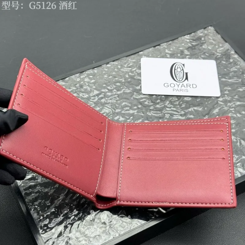Goyard Burgundy Bifold Wallet Model G5126 - Image 4