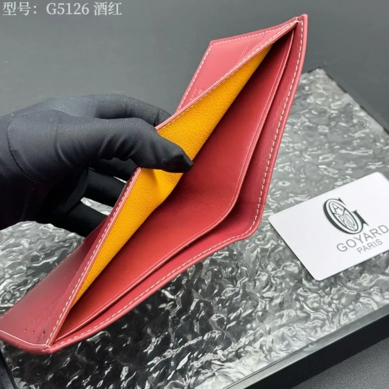 Goyard Burgundy Bifold Wallet Model G5126 - Image 7