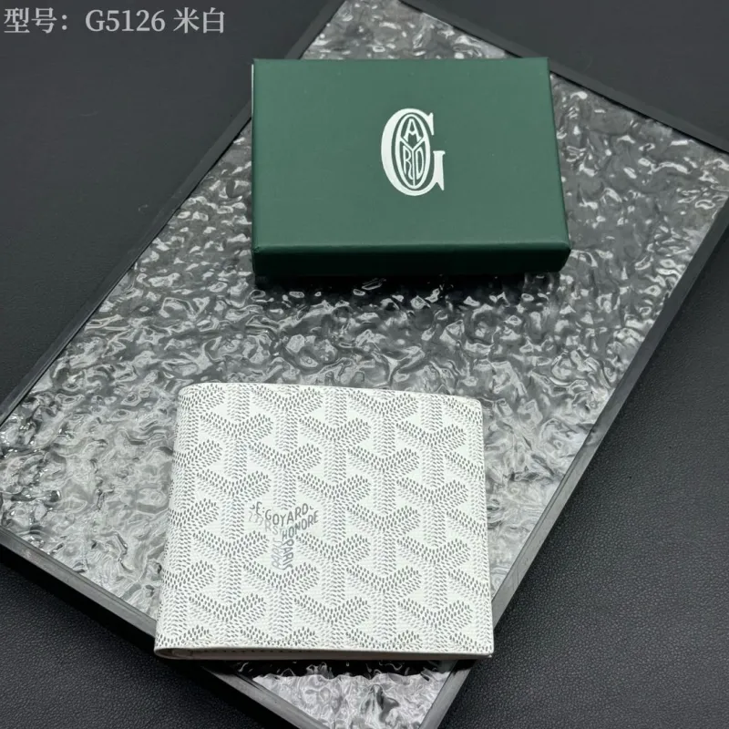 Goyard G5126 Off-White Bifold Wallet