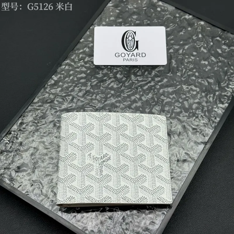 Alternative view of Goyard G5126 Off-White Bifold Wallet