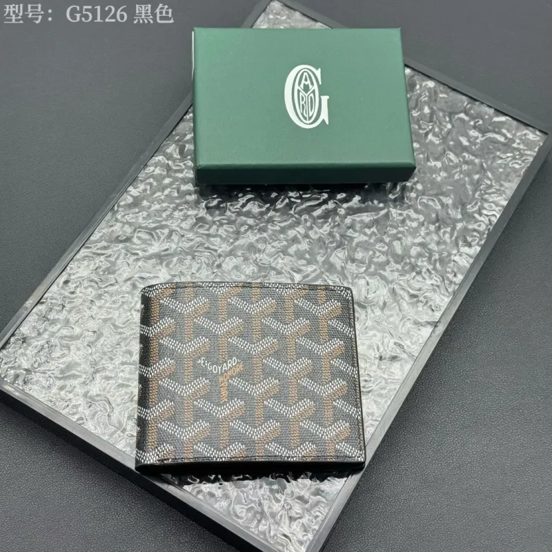 Goyard G5126 Black Bifold Wallet