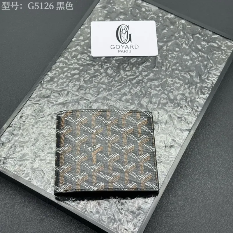 Alternative view of Goyard G5126 Black Bifold Wallet
