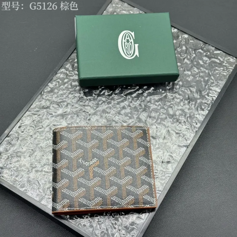Goyard G5126 Brown Bifold Wallet