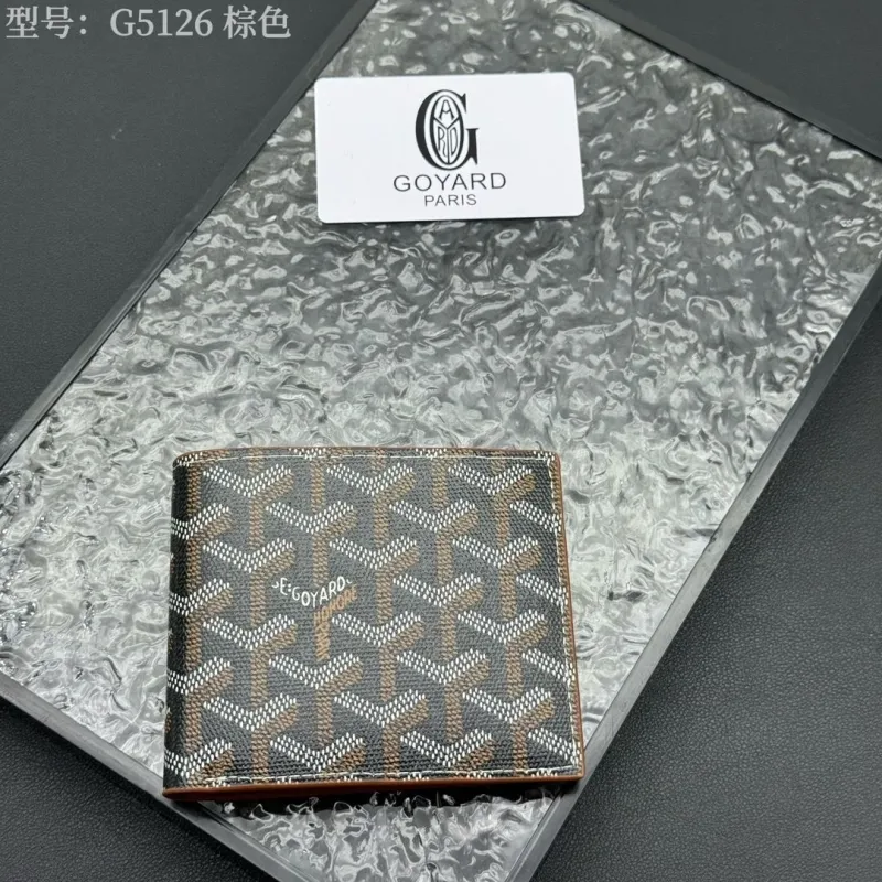 Alternative view of Goyard G5126 Brown Bifold Wallet