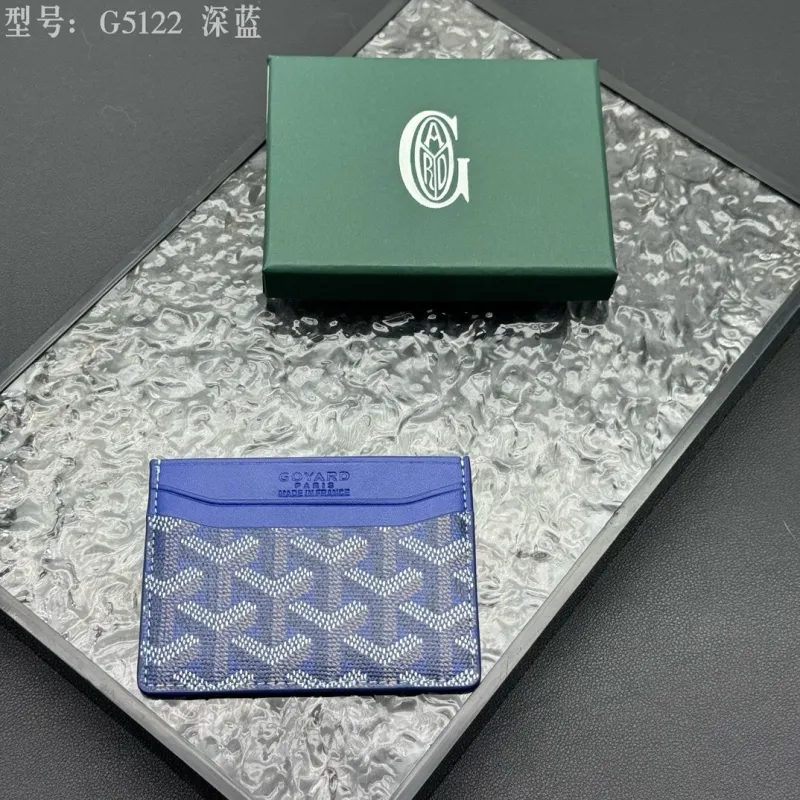 Goyard G5122 Dark Blue Card Holder