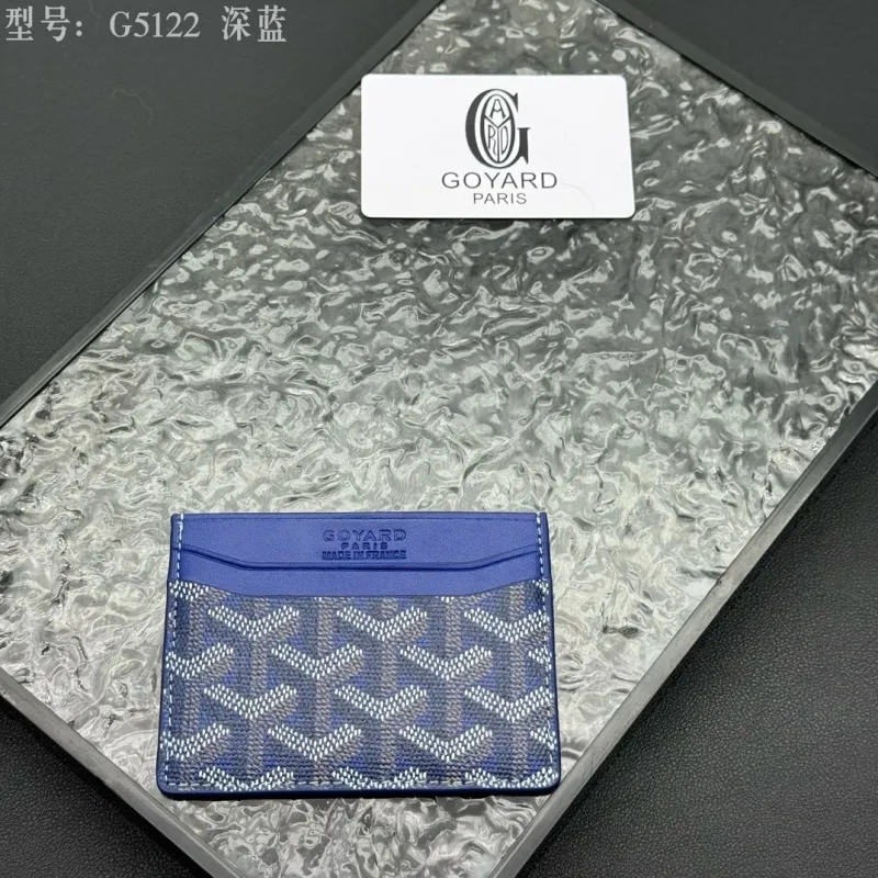 Alternative view of Goyard G5122 Dark Blue Card Holder