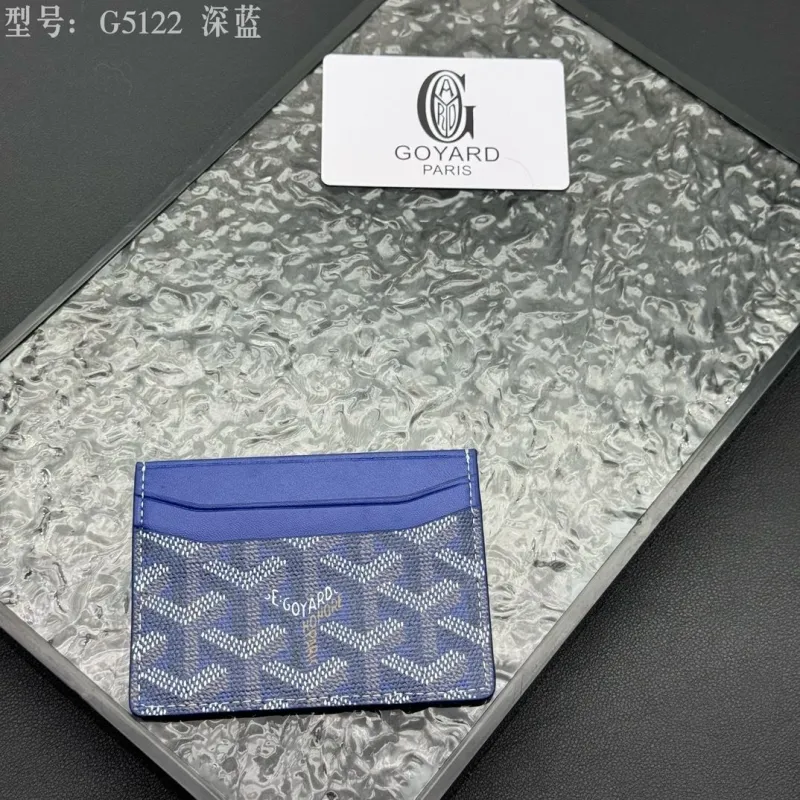 Goyard G5122 Dark Blue Card Holder - Image 3