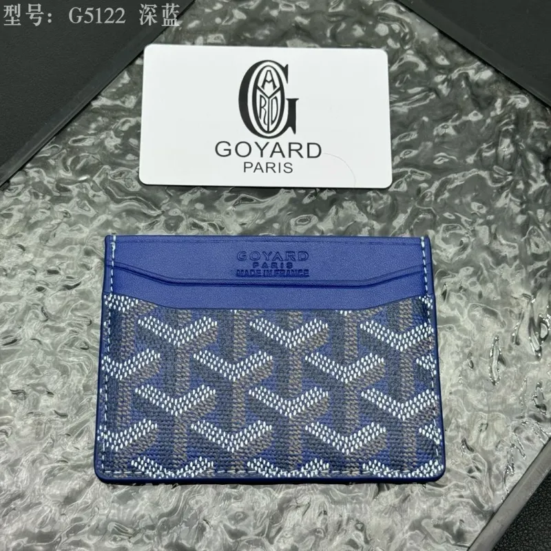 Goyard G5122 Dark Blue Card Holder - Image 4
