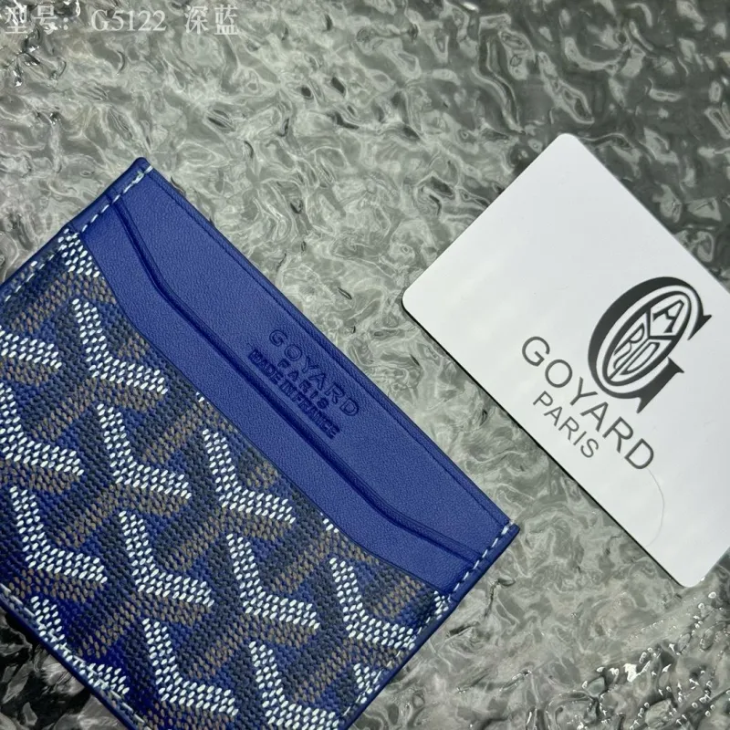 Goyard G5122 Dark Blue Card Holder - Image 5