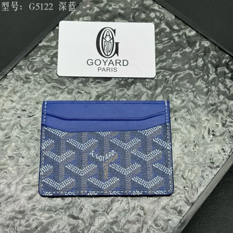Goyard G5122 Dark Blue Card Holder - Image 6