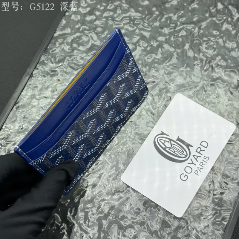Goyard G5122 Dark Blue Card Holder - Image 7