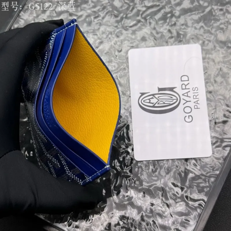 Goyard G5122 Dark Blue Card Holder - Image 8