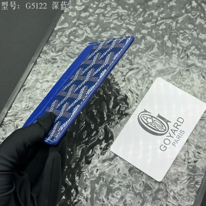 Goyard G5122 Dark Blue Card Holder - Image 9