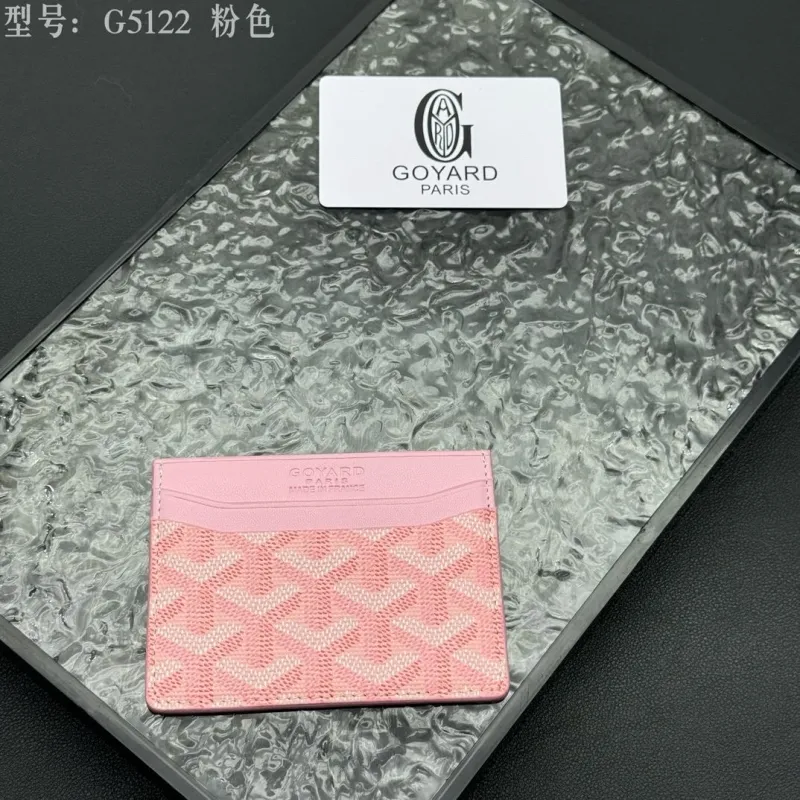 Goyard G5122 Pink Card Holder - Image 3