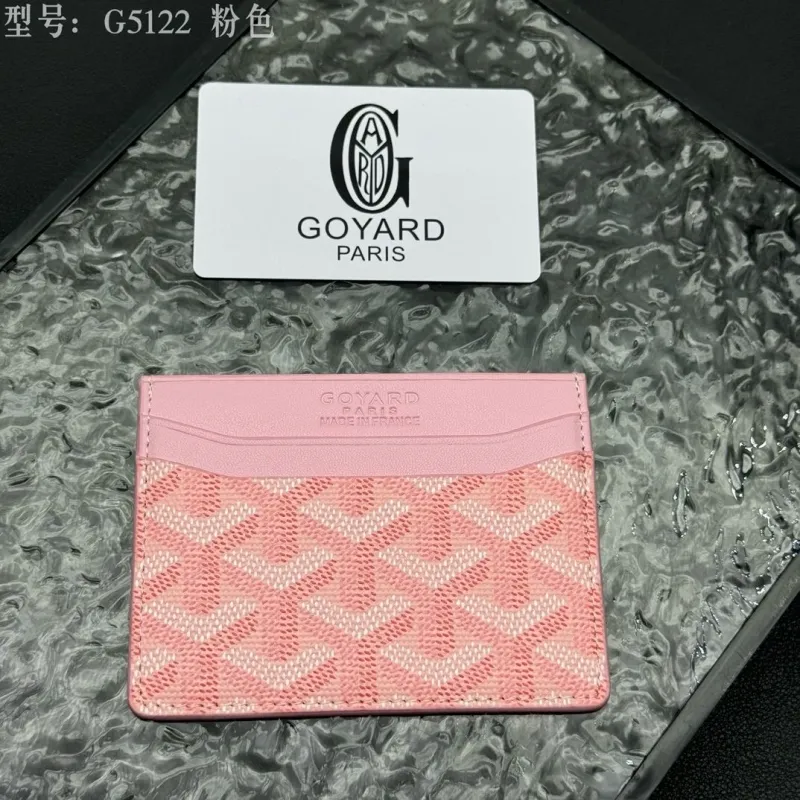 Goyard G5122 Pink Card Holder - Image 4