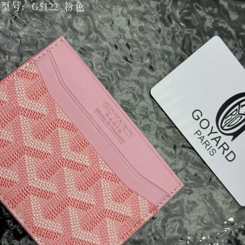 Goyard G5122 Pink Card Holder - Image 6