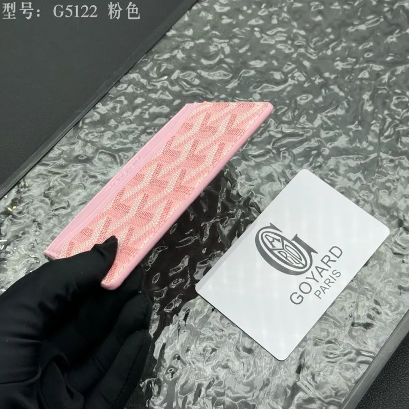 Goyard G5122 Pink Card Holder - Image 9