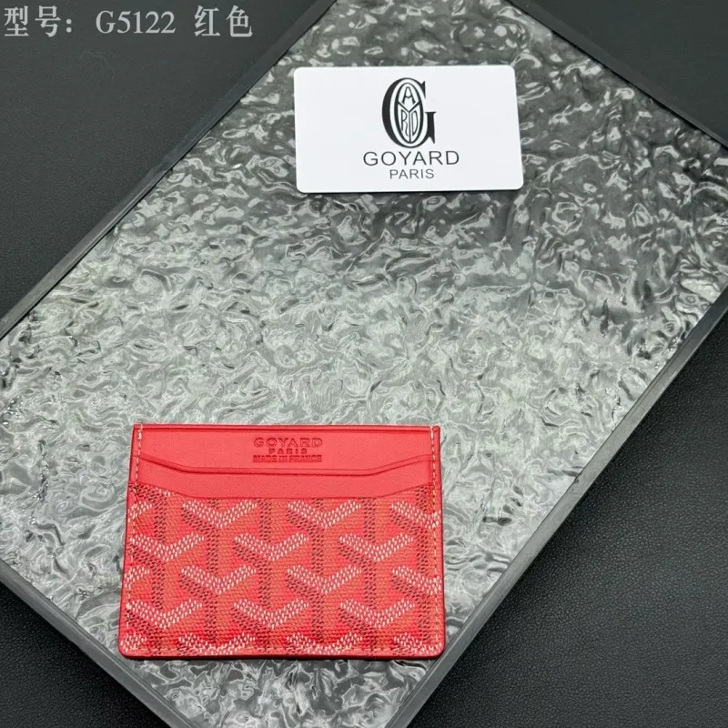 Alternative view of Goyard Paris G5122 Red Card Holder