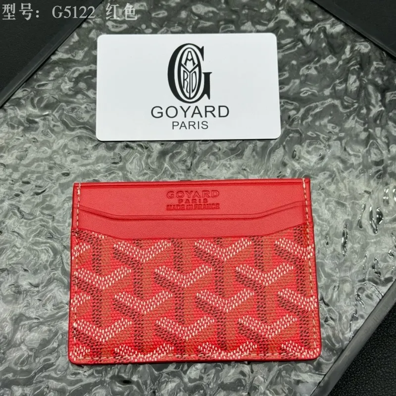 Goyard Paris G5122 Red Card Holder - Image 4