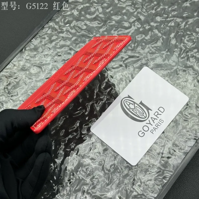 Goyard Paris G5122 Red Card Holder - Image 6