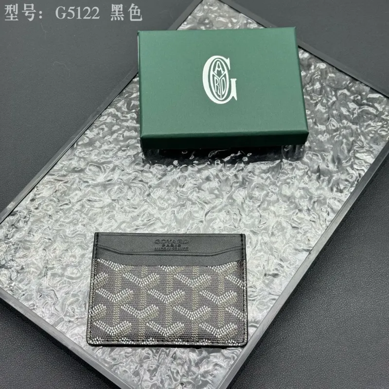Goyard G5122 Black Card Holder