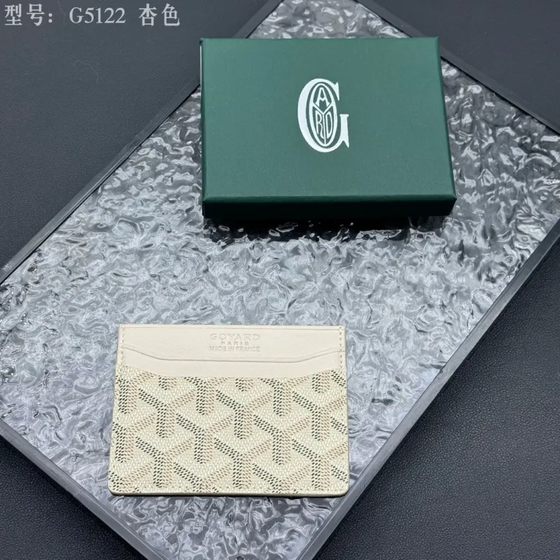Alternative view of Goyard G5122 Beige Leather Card Holder