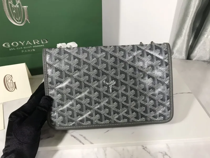 Goyard Dark Gray Chain Wallet 492 - Image 5