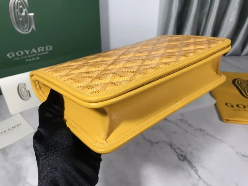 Goyard Yellow Monogram Handbag 498 - Image 3