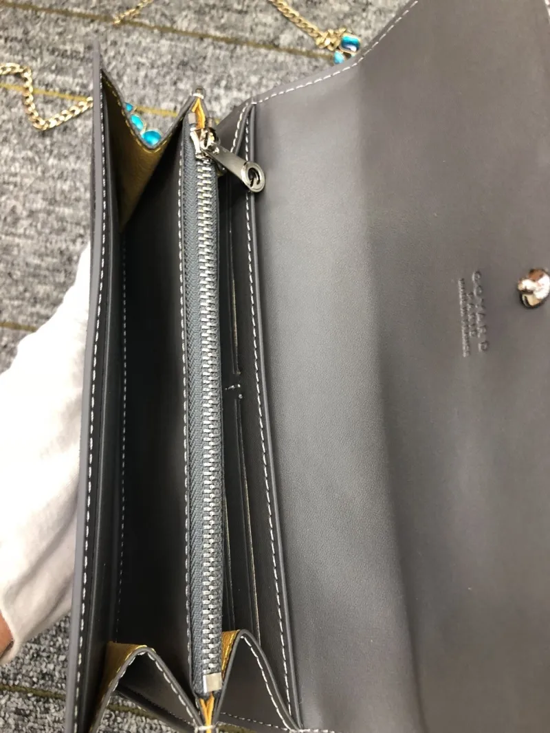 Goyard Black Long Leather Wallet - Image 9