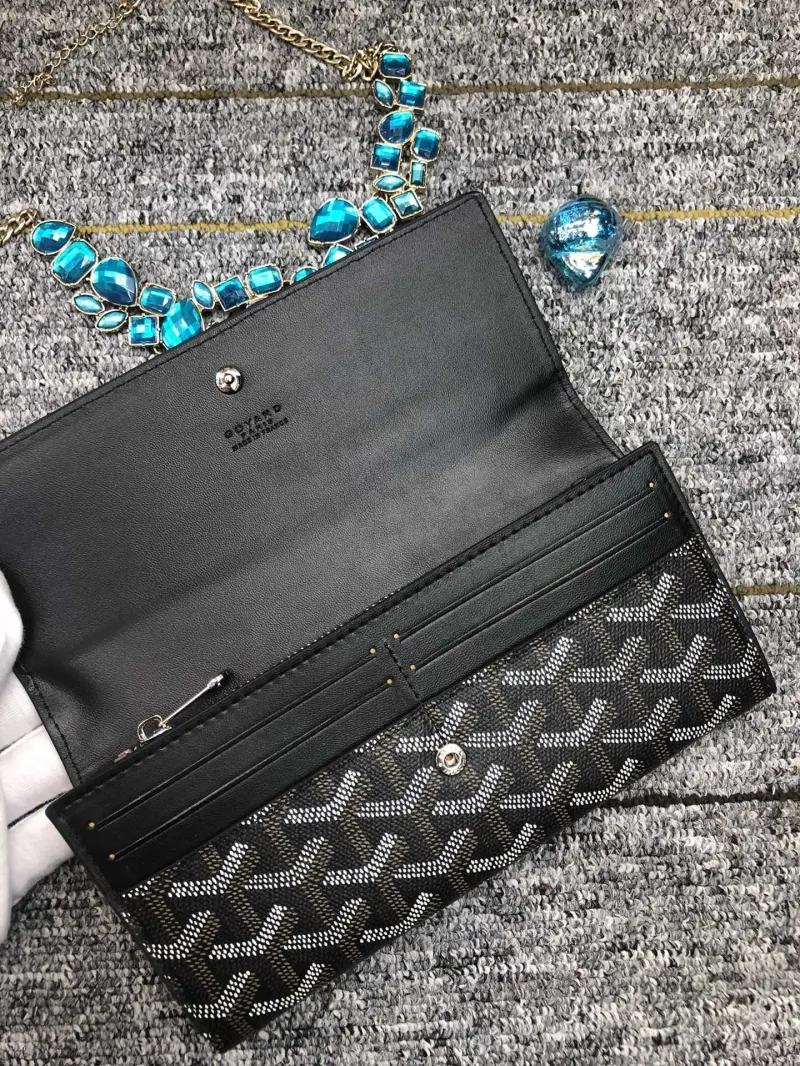 Goyard Black Long Wallet 502 - Image 4