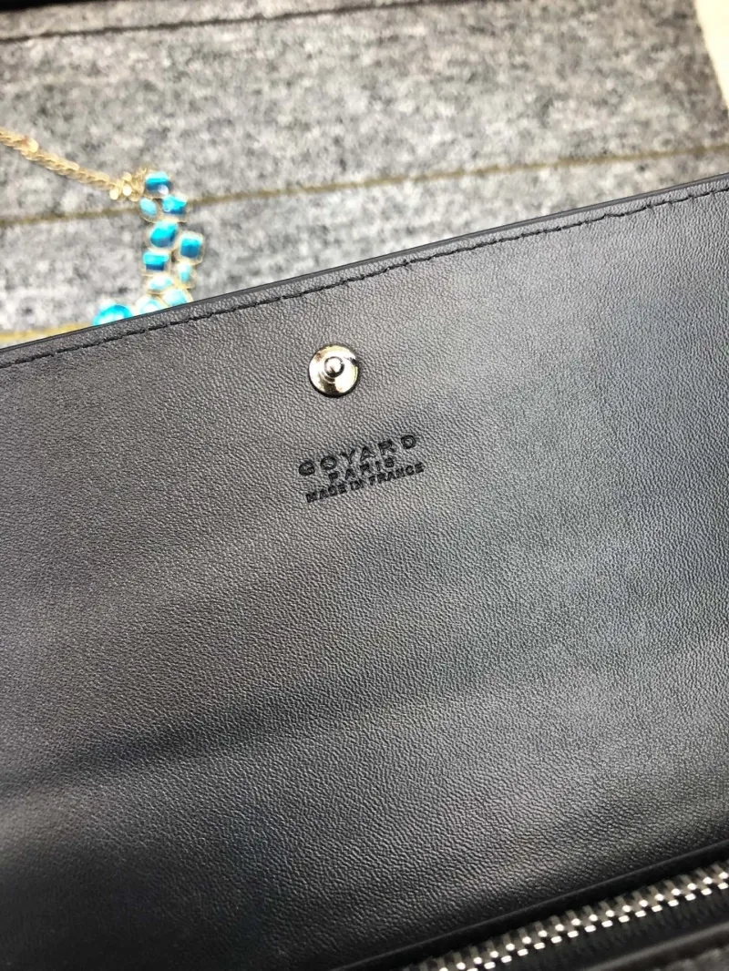 Goyard Black Long Wallet 502 - Image 6