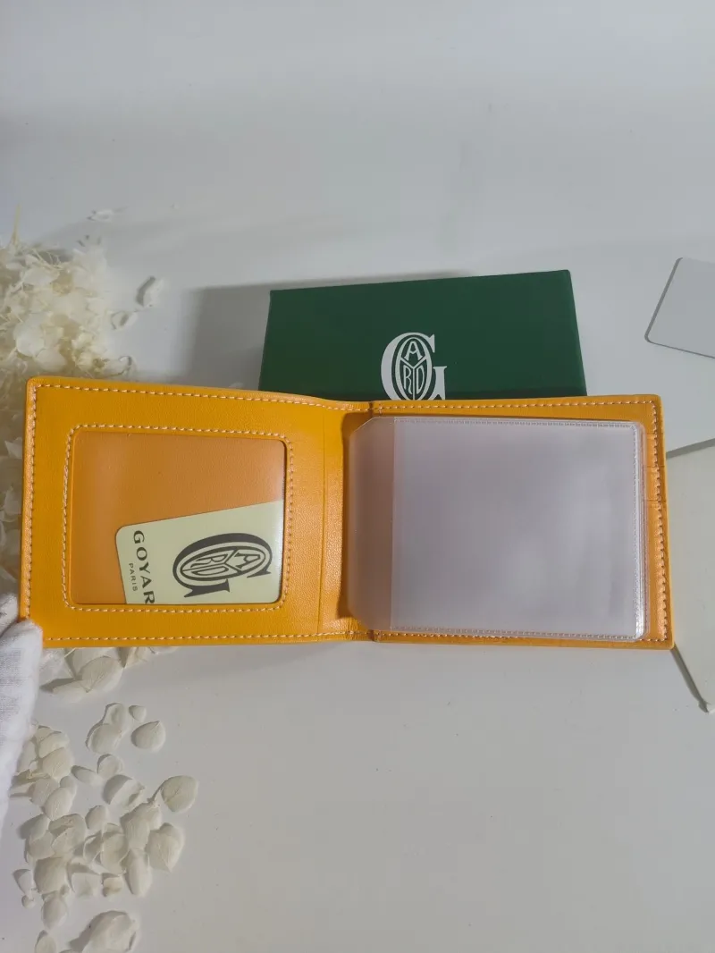 Goyard Yellow Bifold Wallet - Image 3