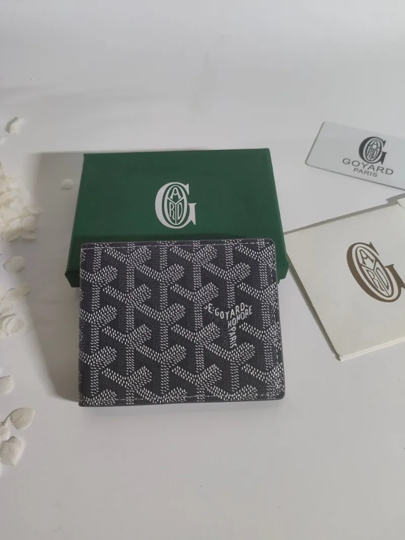 Goyard Dark Gray Bifold Wallet 506