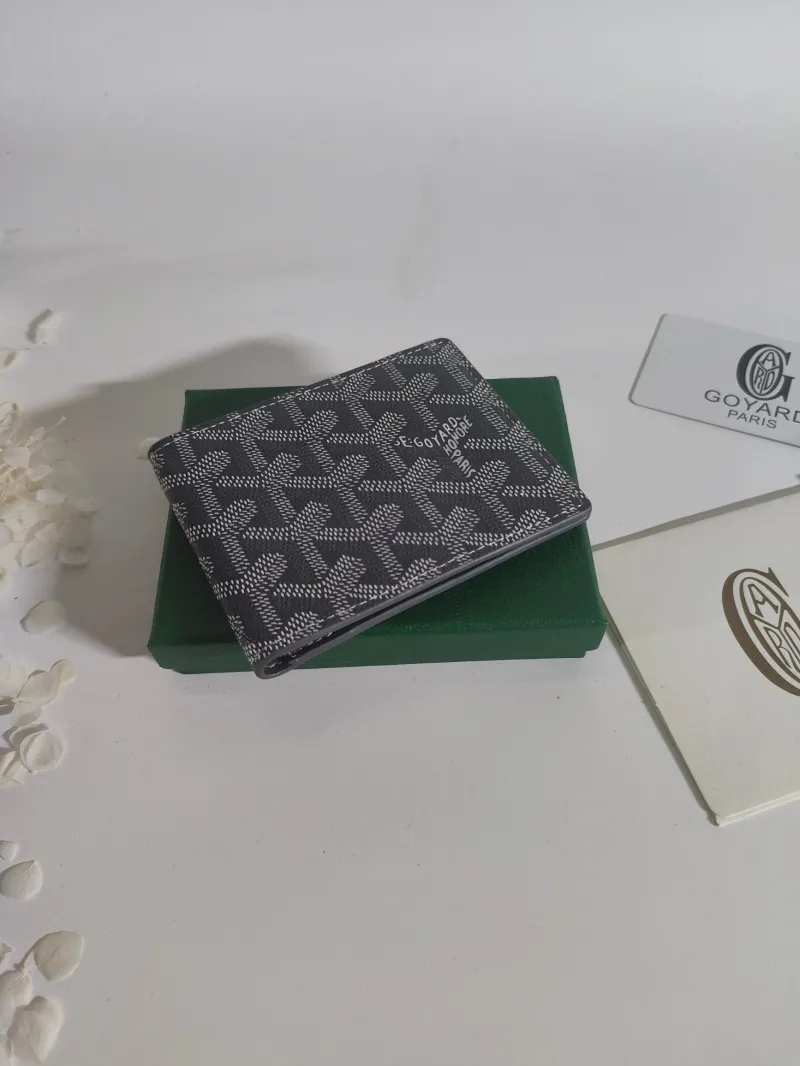 Goyard Dark Gray Bifold Wallet 506 - Image 3