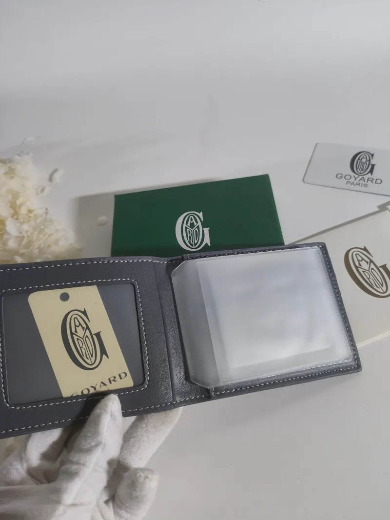 Goyard Dark Gray Bifold Wallet 506 - Image 4