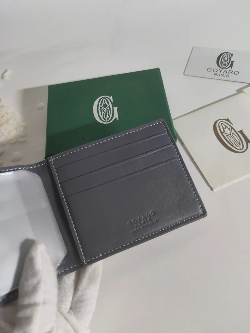 Goyard Dark Gray Bifold Wallet 506 - Image 5