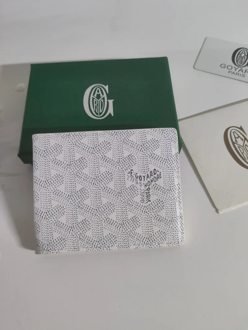 Goyard White Bifold Wallet 507