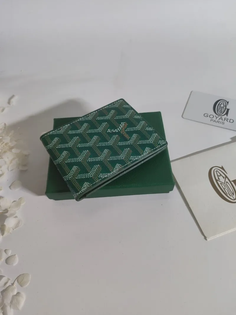 Alternative view of Goyard Green Bifold Wallet 508