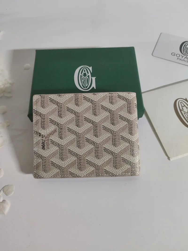 Alternative view of Premium Goyard Beige Bifold Wallet 509