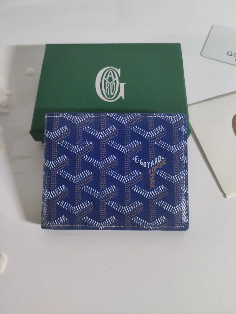 Goyard Blue Bifold Wallet 512