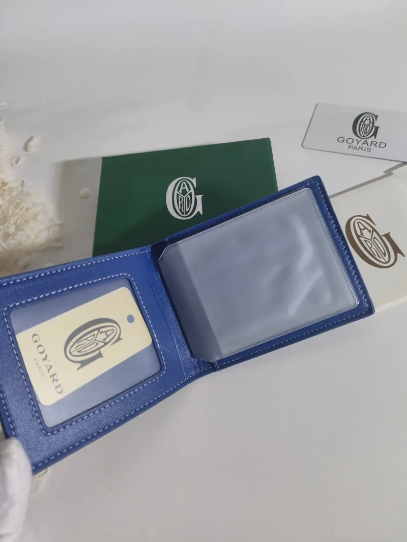 Goyard Blue Bifold Wallet 512 - Image 4