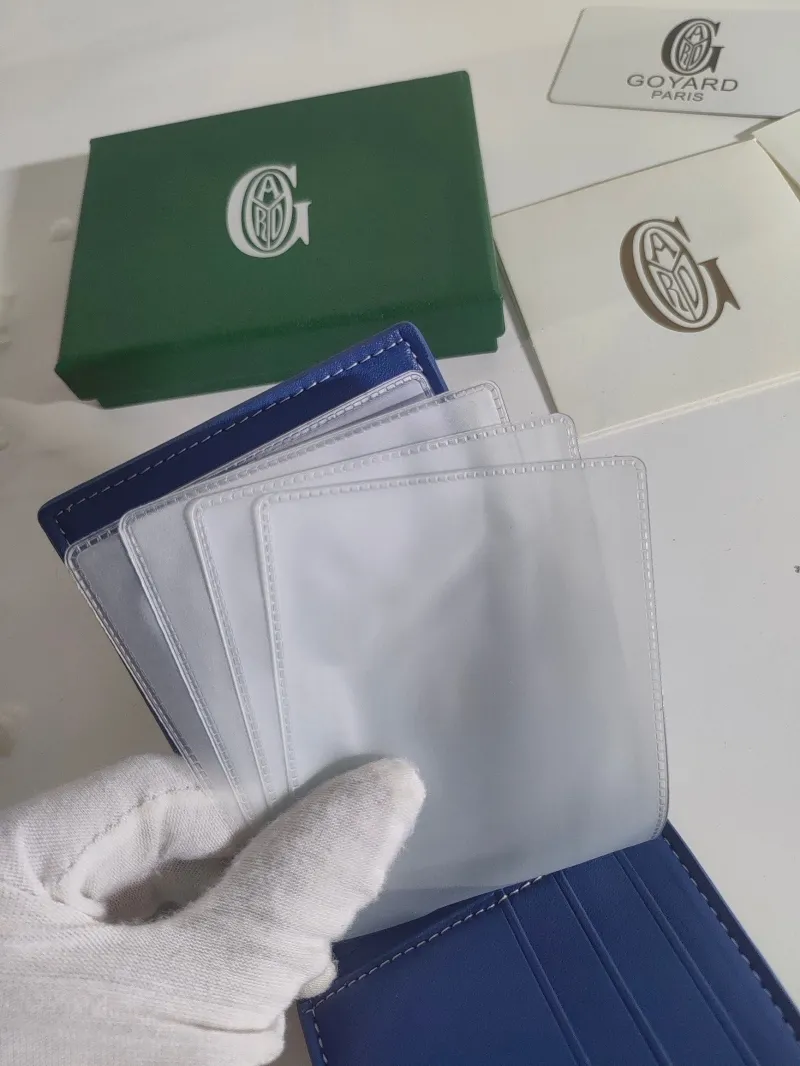 Goyard Blue Bifold Wallet 512 - Image 6