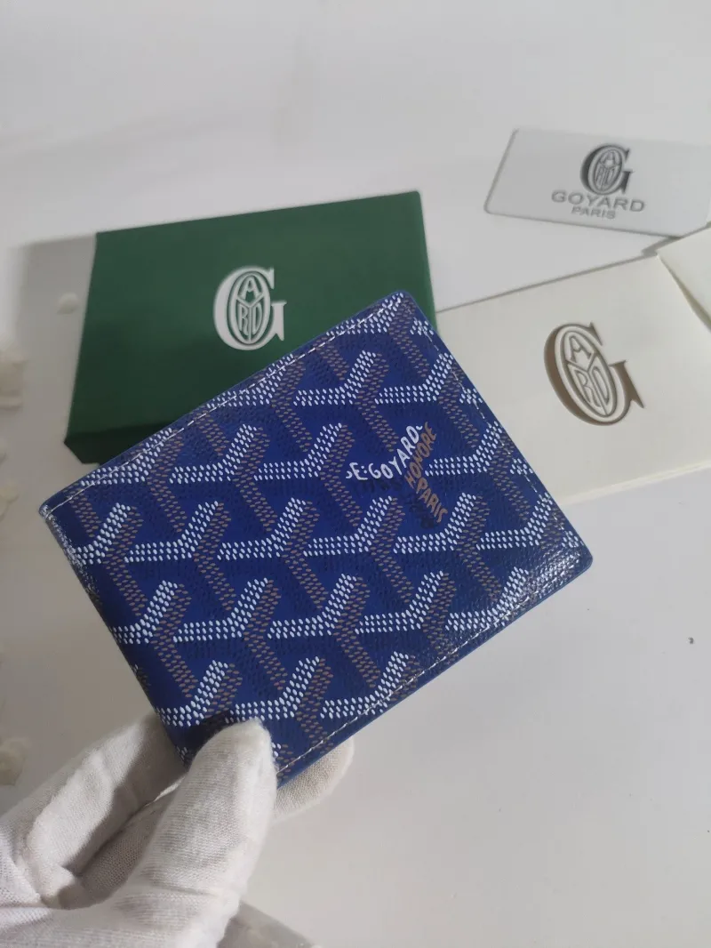 Goyard Blue Bifold Wallet 512 - Image 7