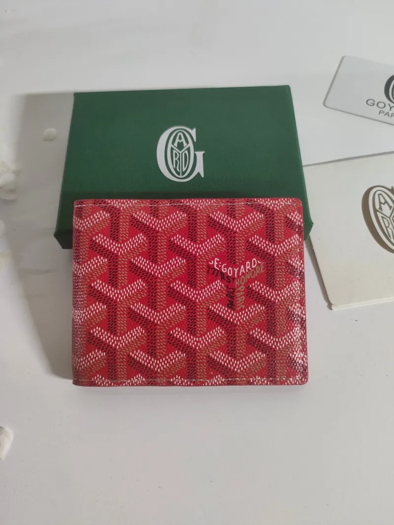 Goyard Red Bifold Wallet 513